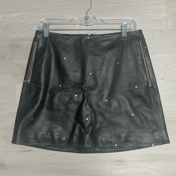 L’Agence Jolie Leather Mini Skirt. - Picture 8 of 8